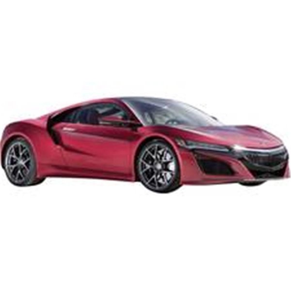 Maisto 1-24 Scale 2018 Acura NSX Diecast Model Car - Red with Black Top 31234r